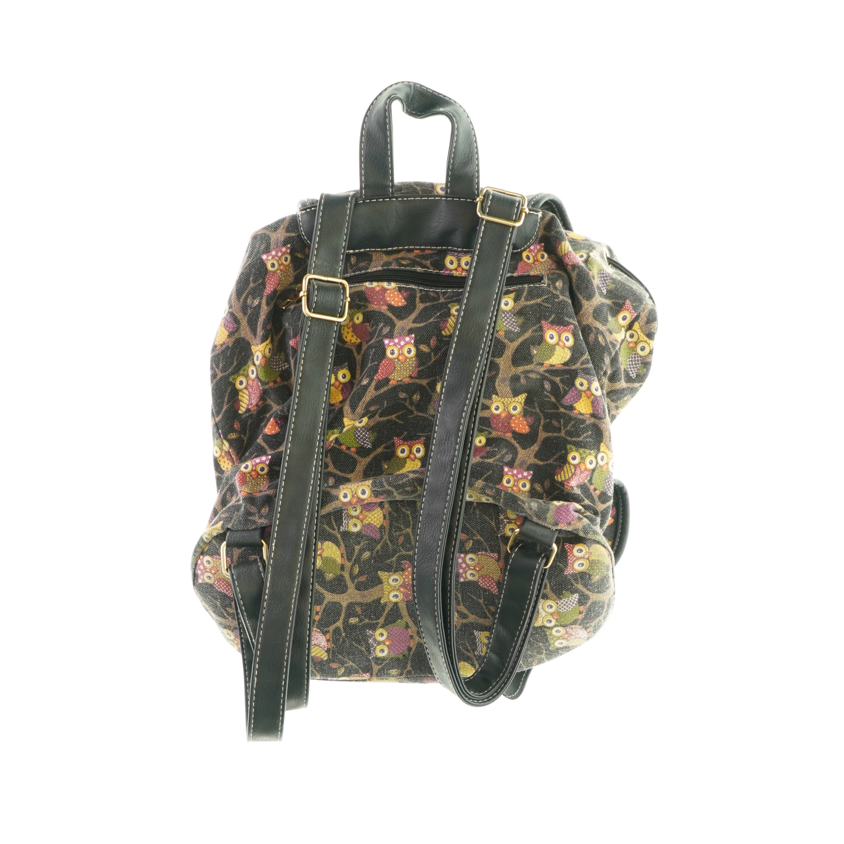 Taske med seks side rum og et stort