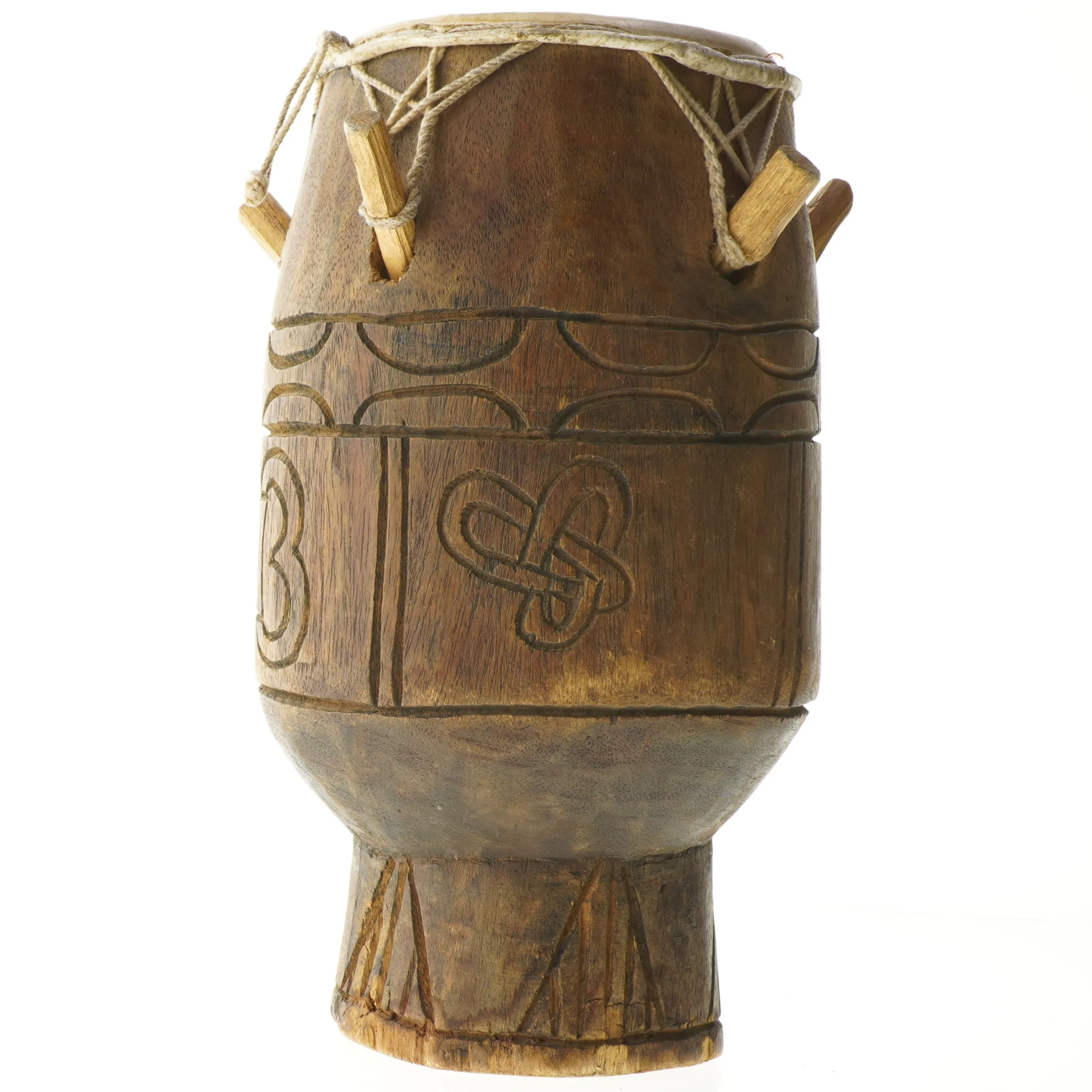 Traditionel afrikansk tromme (str. 33 cm)