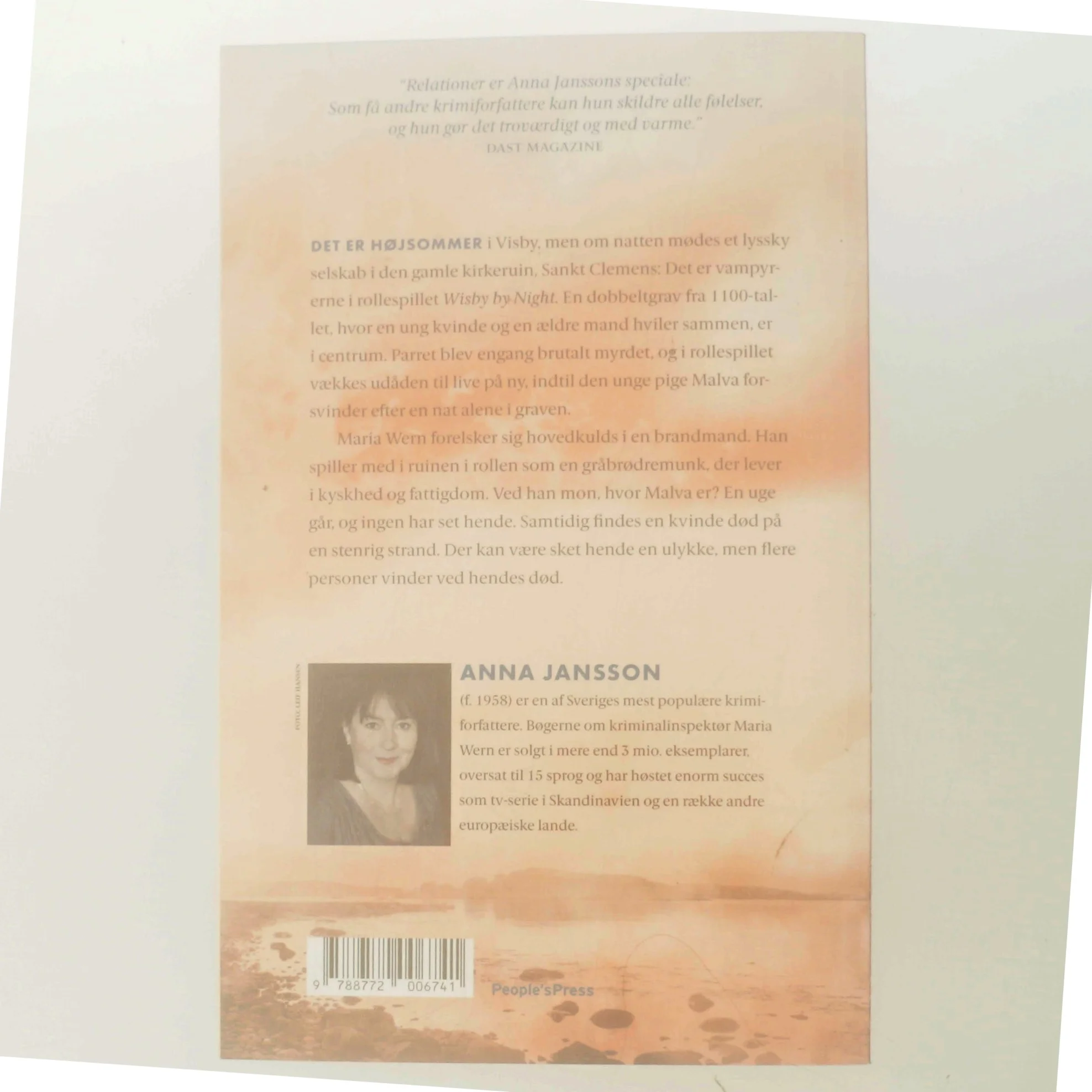 Da skønheden kom til Bro : kriminalroman af Anna Jansson (Bog)