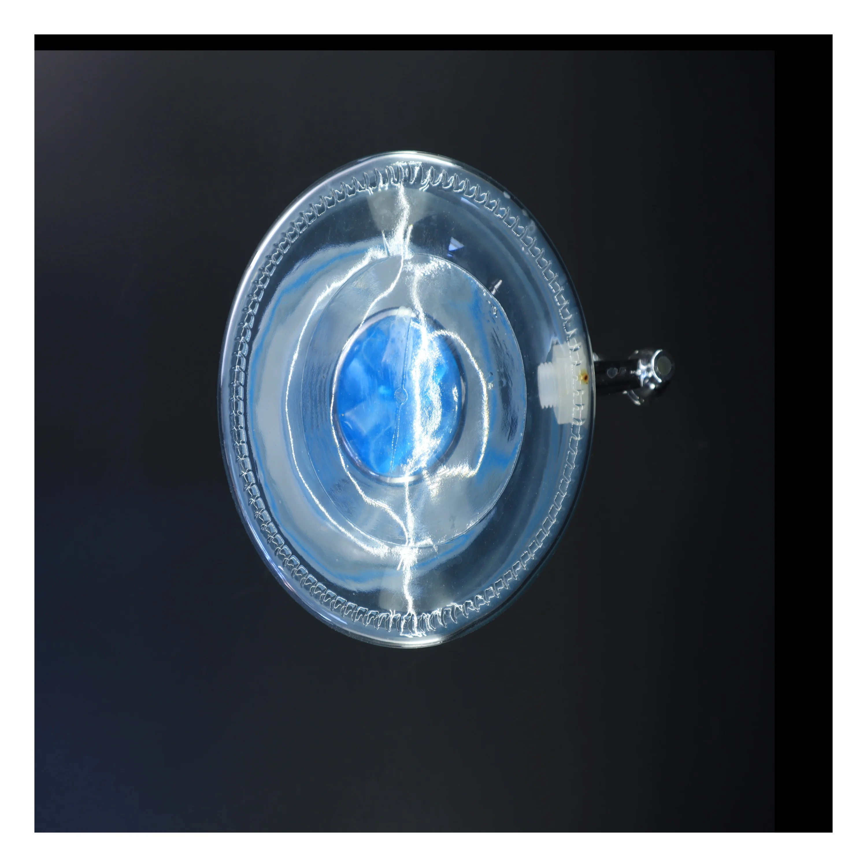 Glasdrikkedispenser med låg og hane (str. 30 cm)