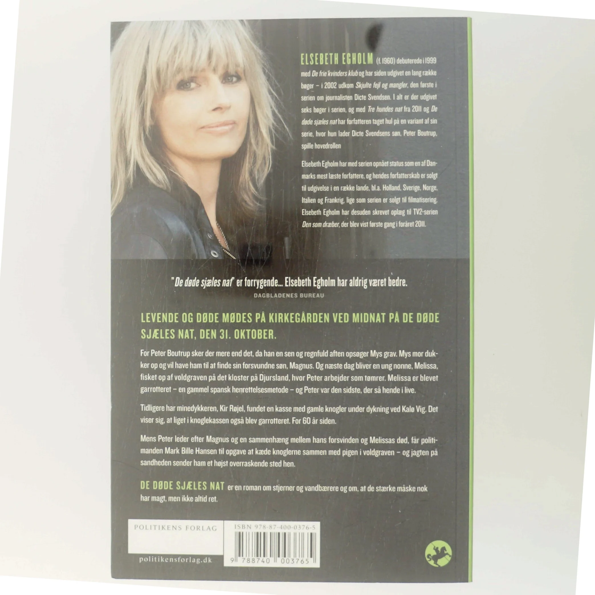 De døde sjæles nat af Elsebeth Egholm (Bog)