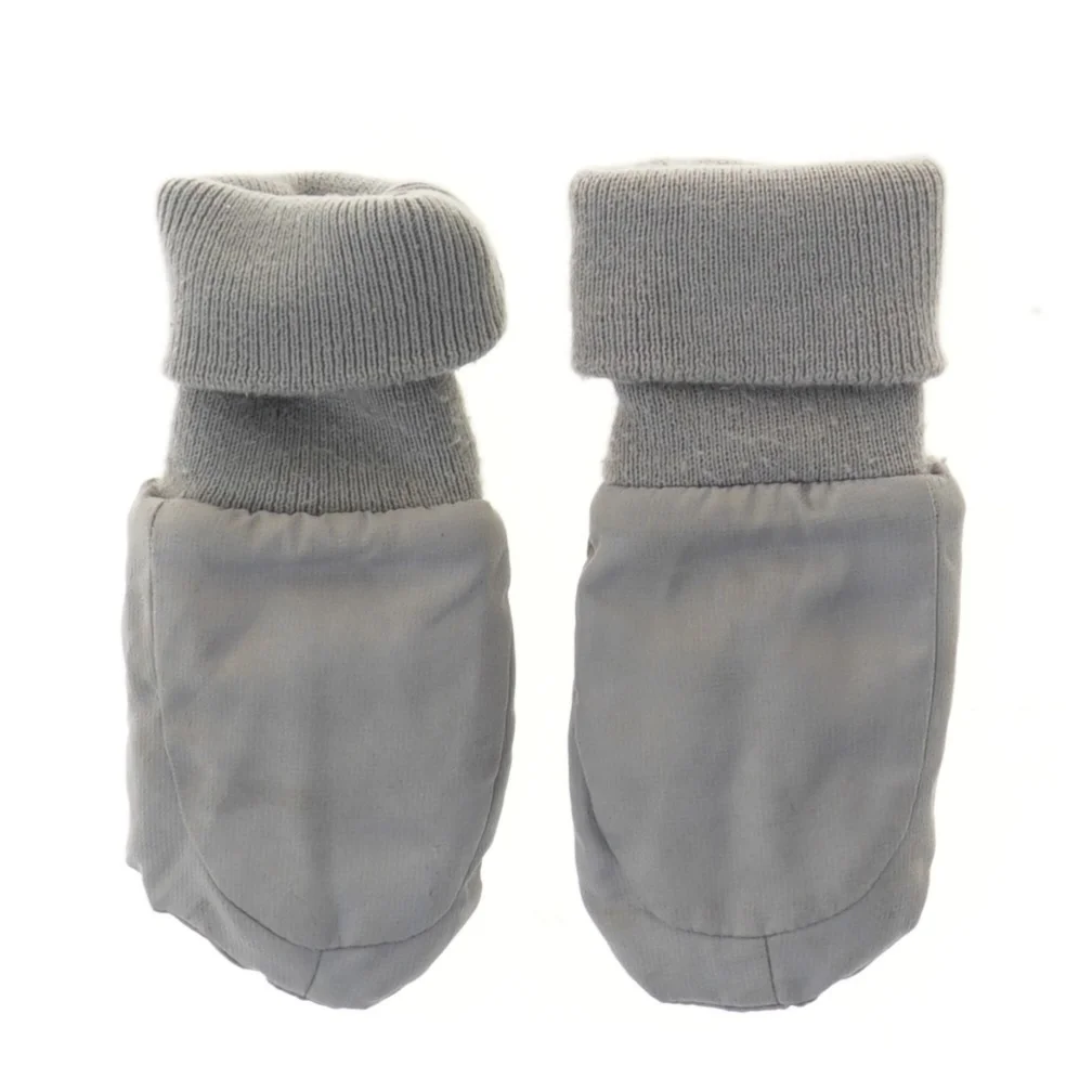 Grå baby vanter med musemotiv fra Elodie Details (str. 16 cm)