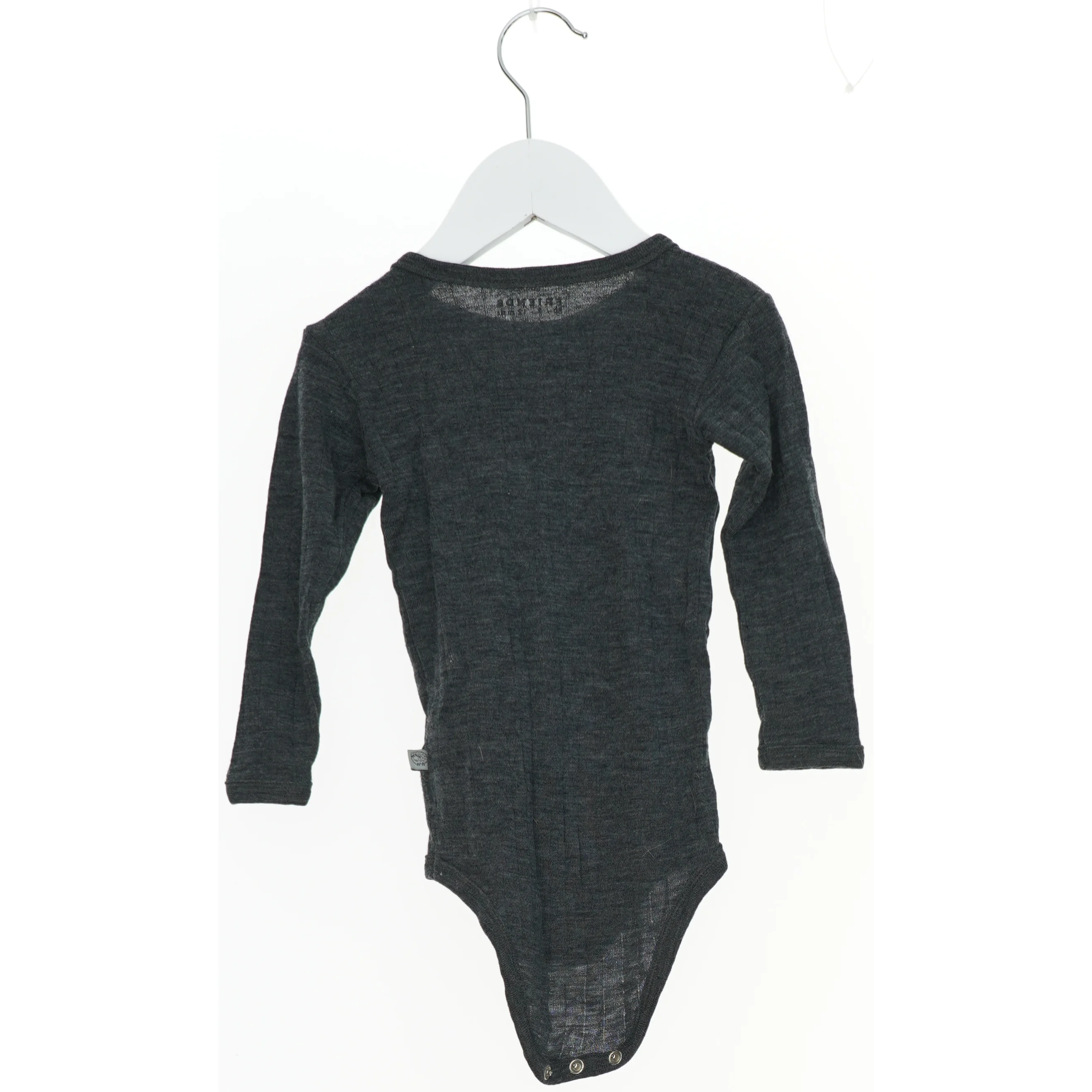 Langærmet body i mørkegrå fra Friends (str. 80)