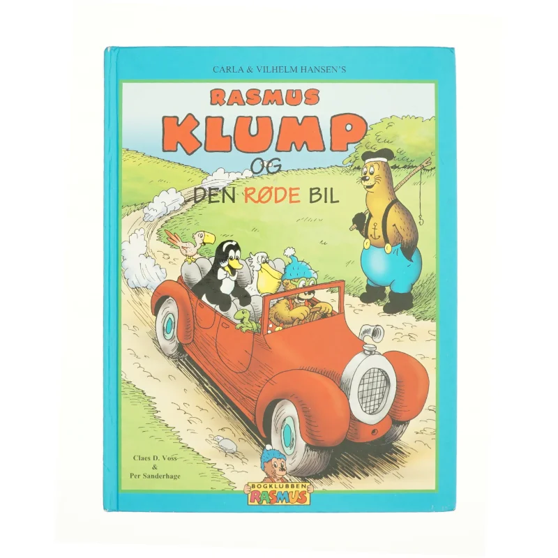 Rasmus Klump og den røde bil af Carla & Vilhelm Hansen (Bog)