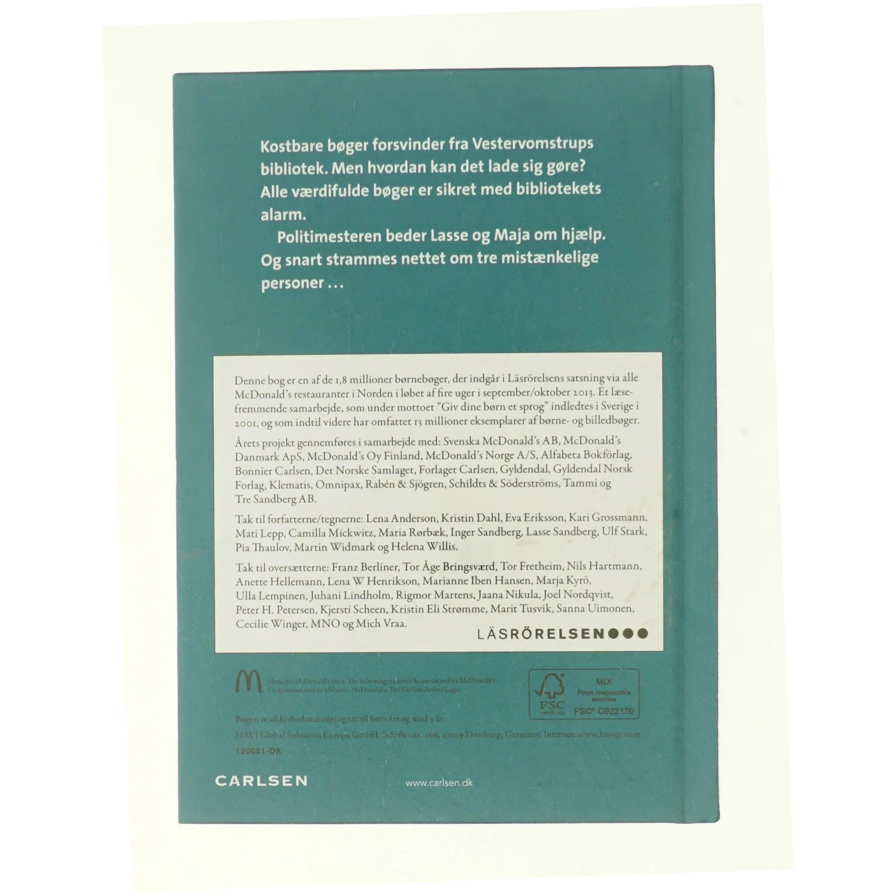 BIBLIOTEKS MYSTERIET af Martin Widmark