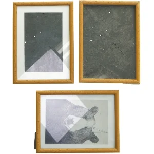 Trærammer med dyremotiv (str. 19,5x14,5 cm)