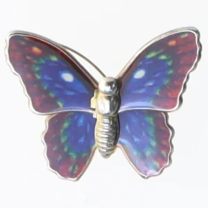 Sommerfugl broche (str. 3,5 cm)