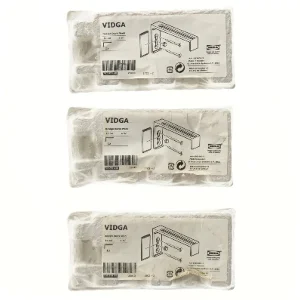IKEA VIDGA beslag til gardiner, 3 stykker fra IKEA (str. 3 stk 12 cm)