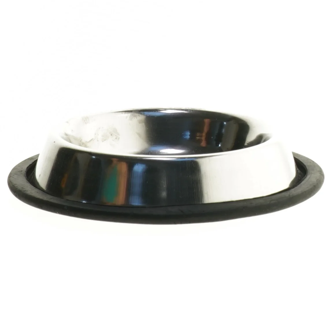 Rustfri stålfoderskål til kæledyr (str. Ø 15 cm)
