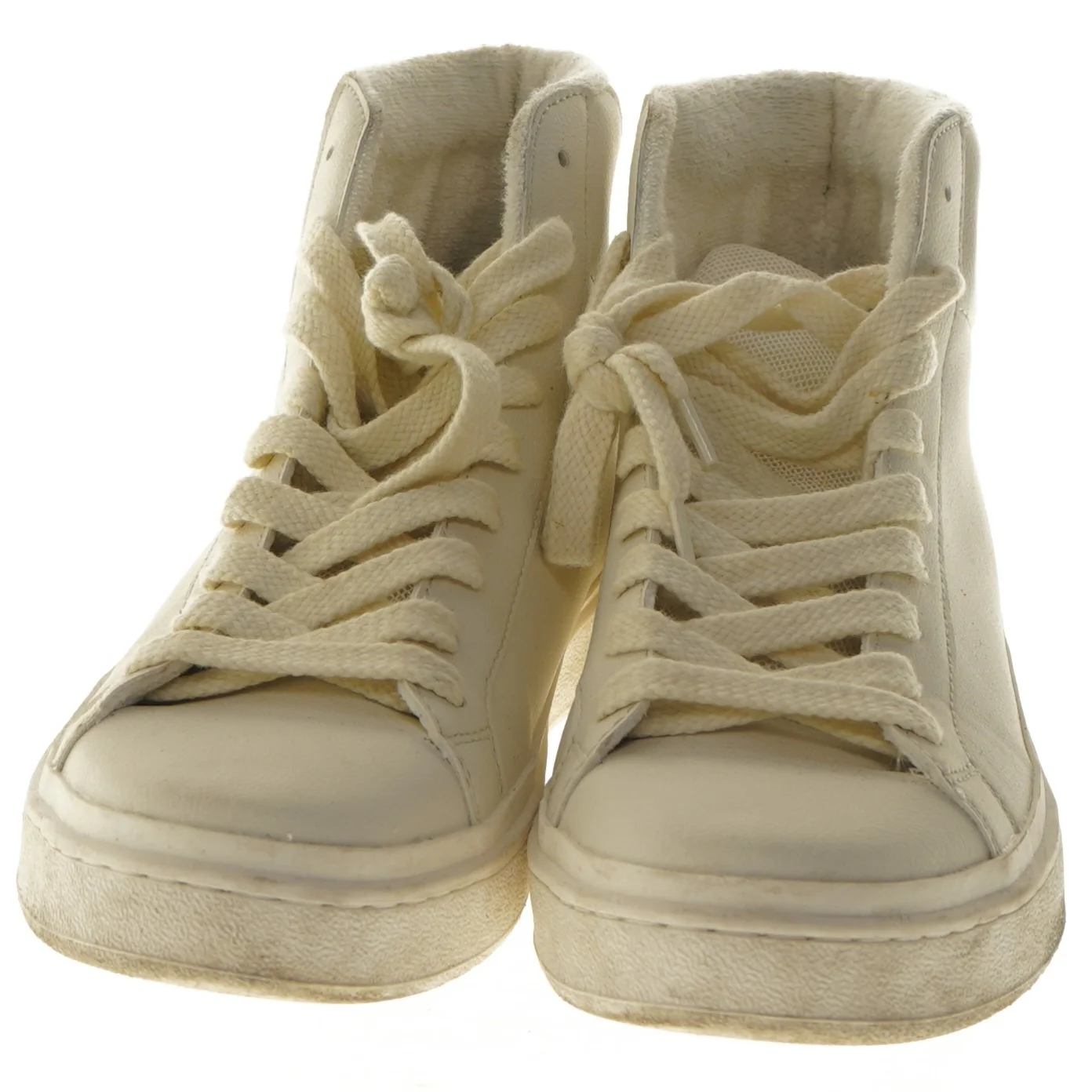 Hvide hi-top sneakers fra Zara (str. 41 )