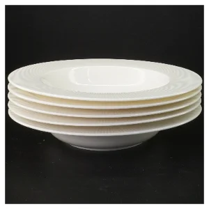 Hvide dybe tallerkener fra IKEA (str. 5 stk Ø 24 cm)