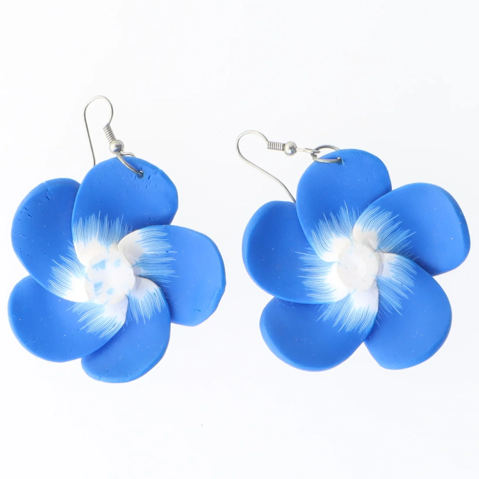 Blomsterformede øreringe (str. Ø 5 cm)