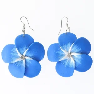 Blomsterformede øreringe (str. Ø 5 cm)