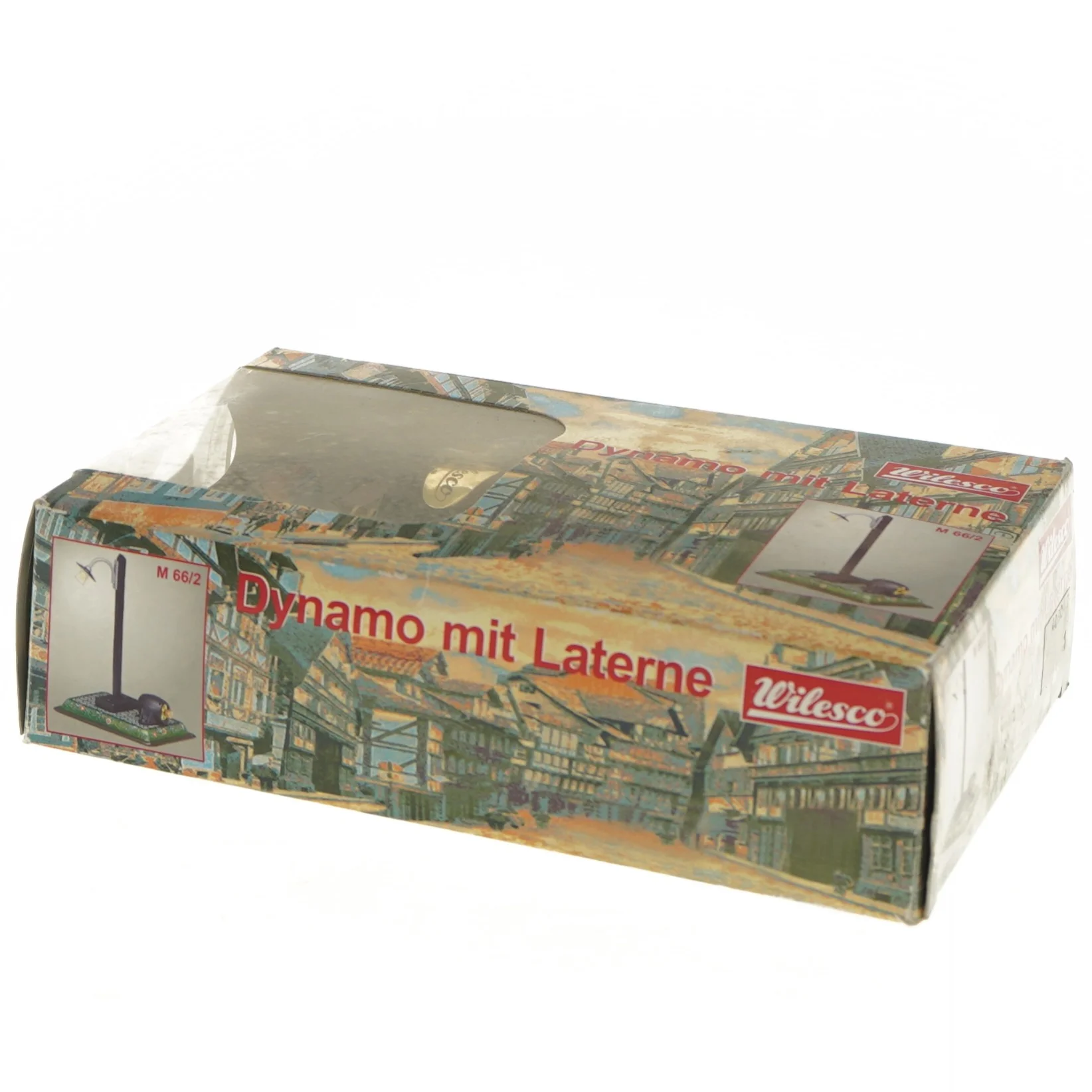 Dynamo med gadelygte fra Wilesco (str. 20x13 cm)