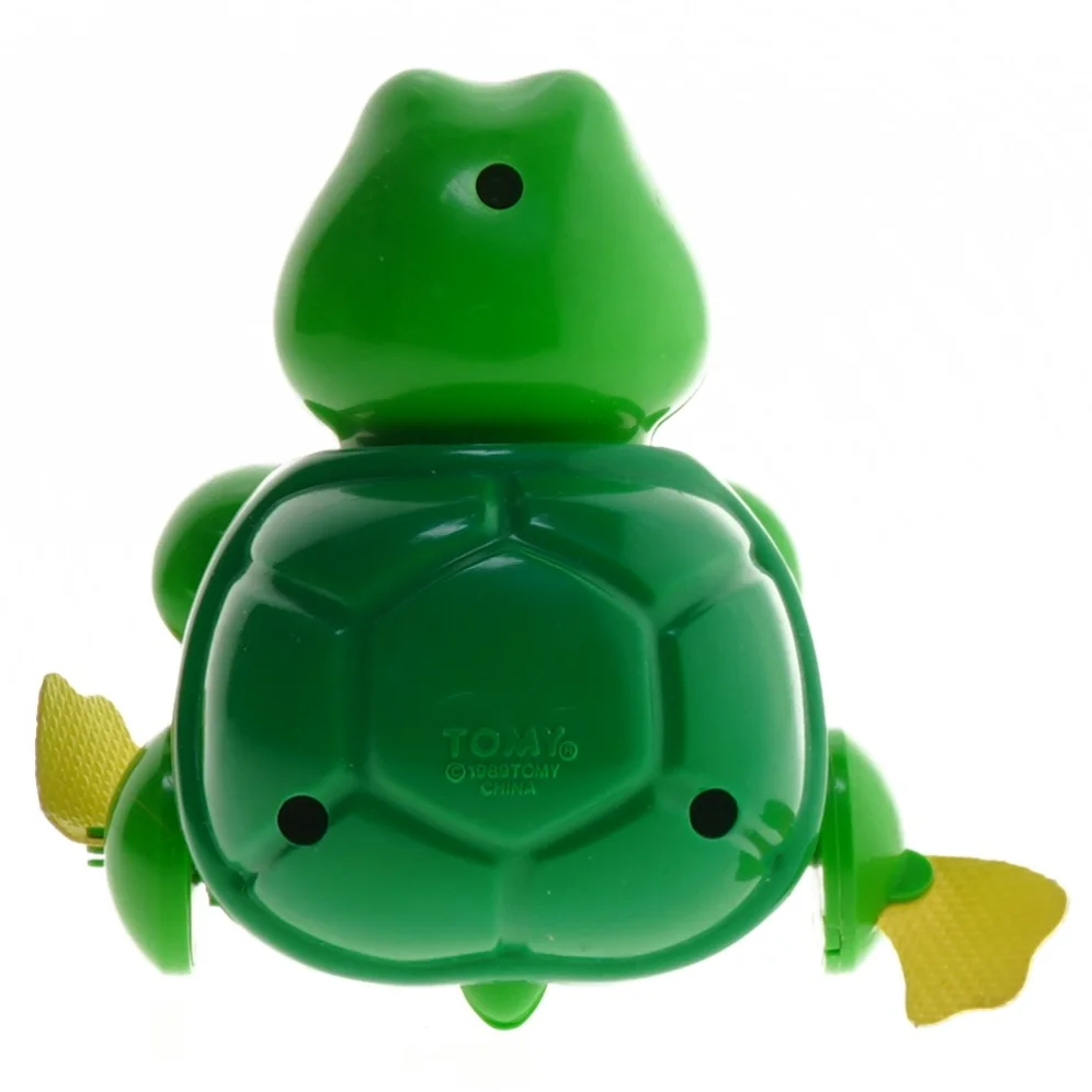 Plastik skildpaddedukke med baby skildpadde fra Tomy (str. 13x12 cm)