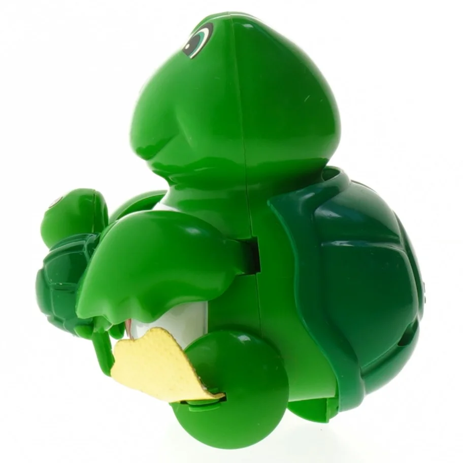 Plastik skildpaddedukke med baby skildpadde fra Tomy (str. 13x12 cm)