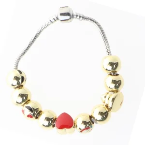 Armbånd med vedhæng (str. Ø 8 cm)