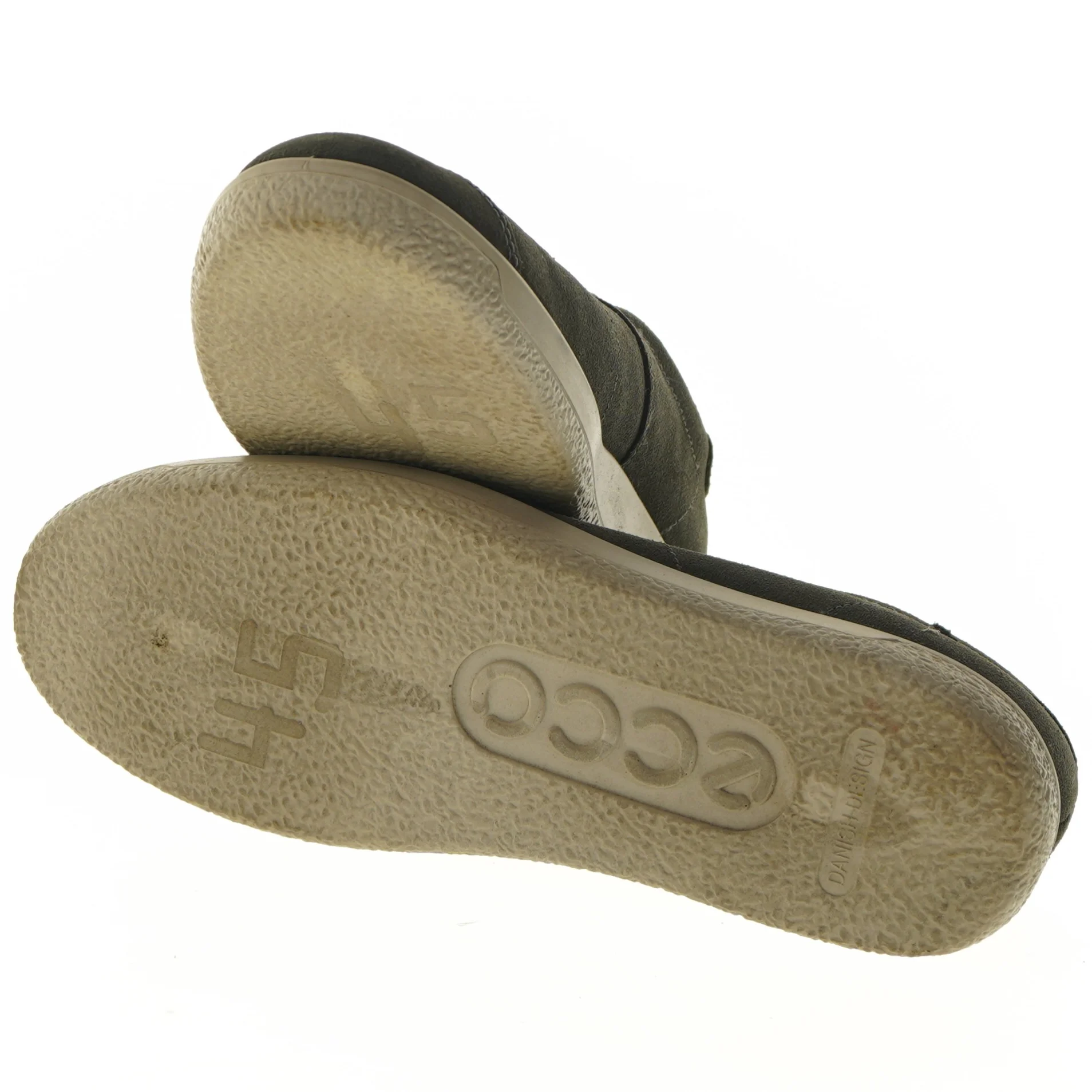 Herresko i olivengrøn ruskind fra Ecco, størrelse 45 fra Ecco (str. 45 )