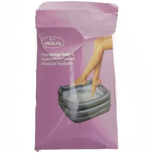 Oppusteligt fodbad fra E-V HEALTH (str. 30x30 cm)