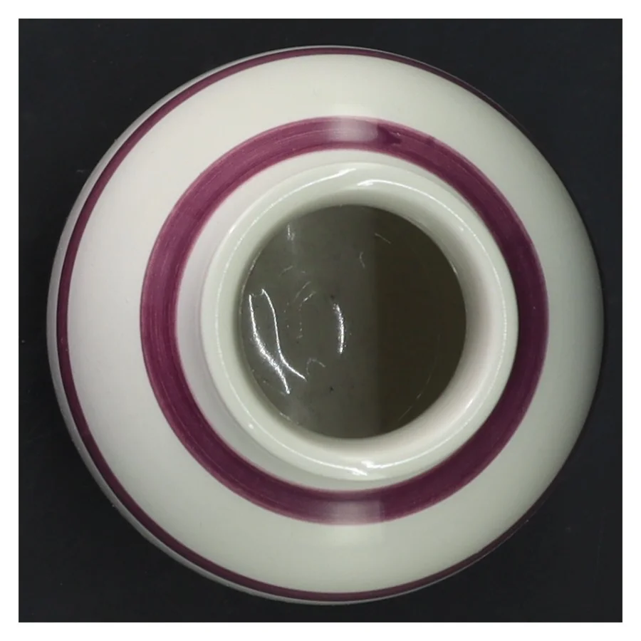 Stribet vase fra Kähler fra Kähler (str. 7x12 cm)