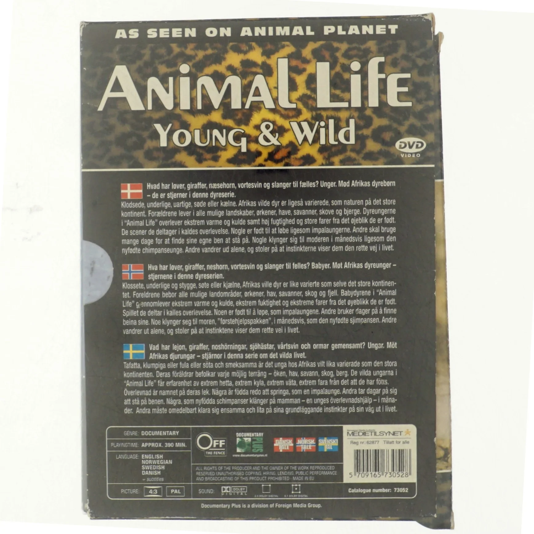 Animal life, young and wild DVD