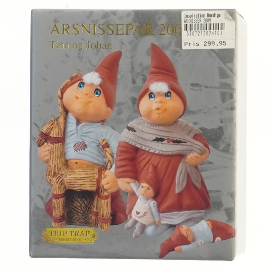 Årsnissepar 2009 figurer fra Trip Trap (str. 14 cm)