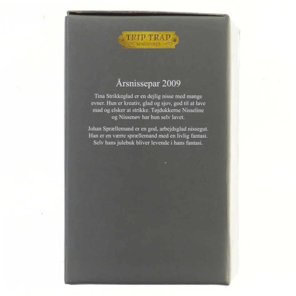 Årsnissepar 2009 figurer fra Trip Trap (str. 14 cm)