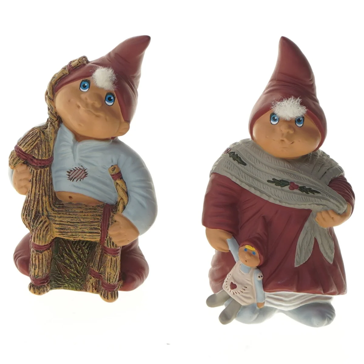 Årsnissepar 2009 figurer fra Trip Trap (str. 14 cm)