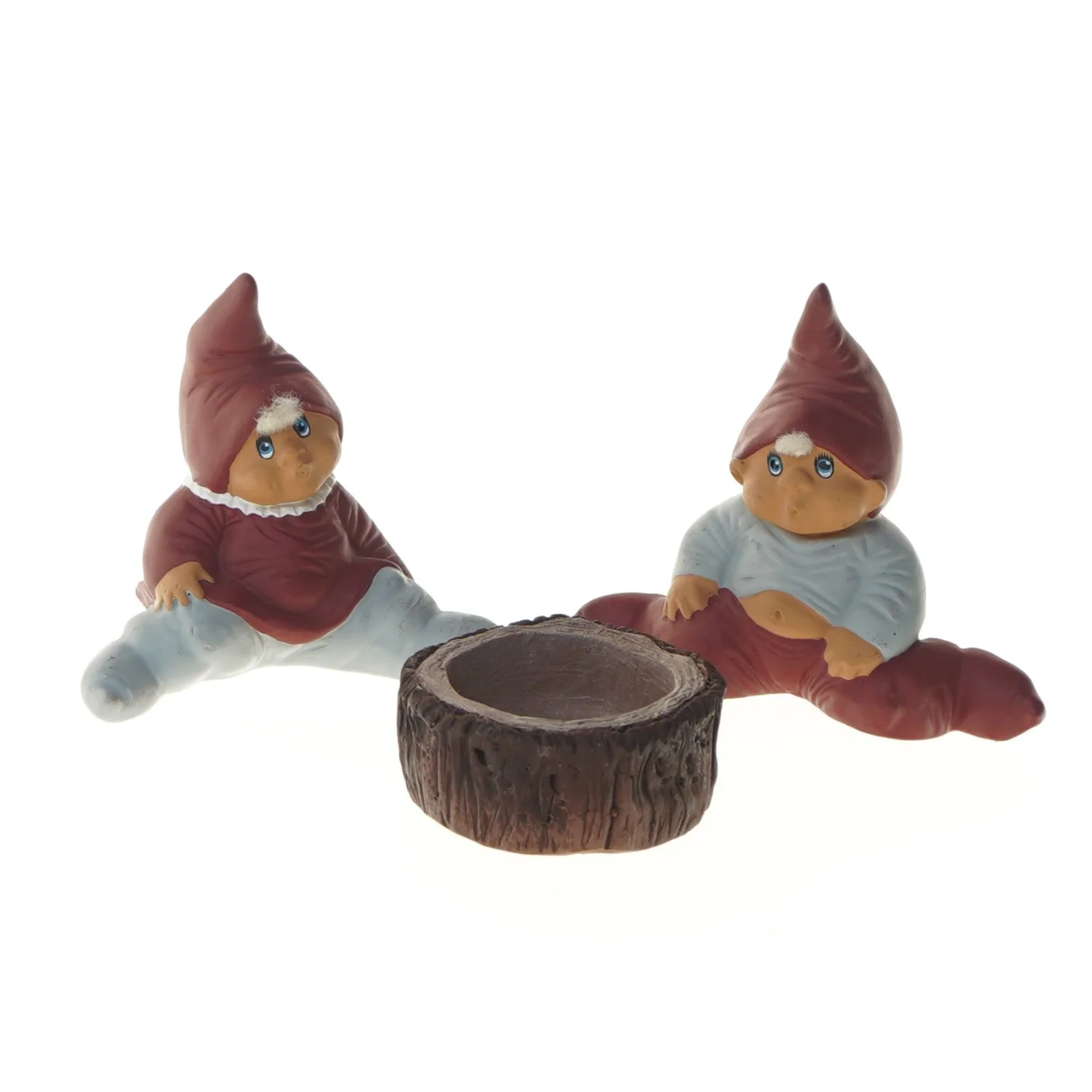 Simone og Albert nisser med fyrfadslys fra Trip Trap (str. 9,5 cm)