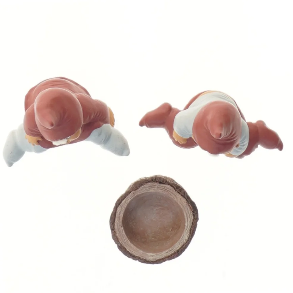 Simone og Albert nisser med fyrfadslys fra Trip Trap (str. 9,5 cm)