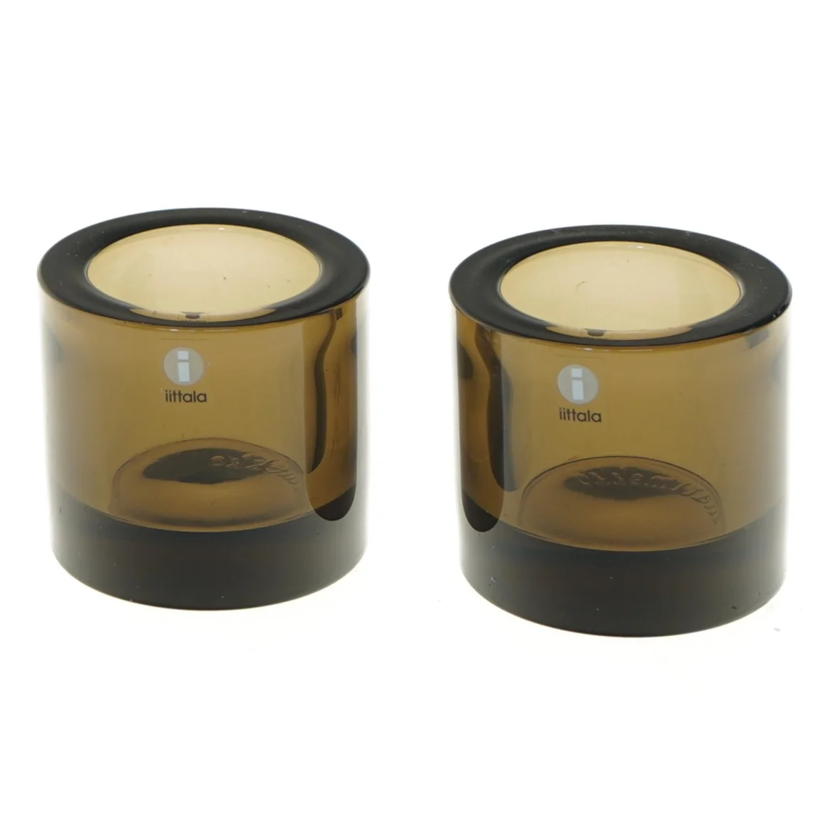 Iittala lysestager 2 stk (str. 2 stk 6x7 cm)