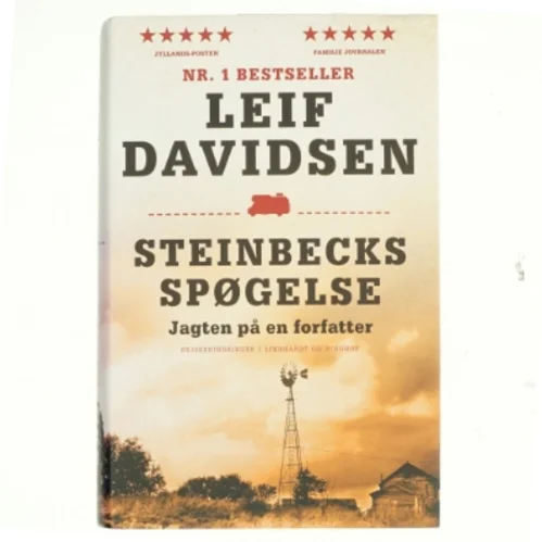 Steinbecks Spøgelse Jagten På En Forfatter af Leif Davidsen bogforside
