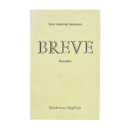 Breve af Jens Smærup Sørensen bogforside